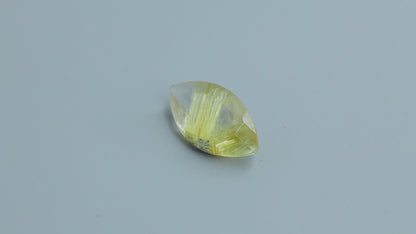 Faceted Golden Rutilated Quartz
