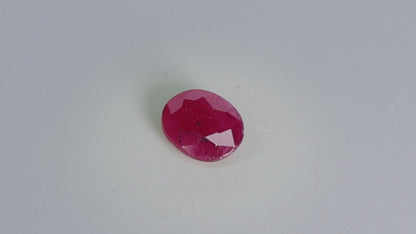Faceted Natural Indian Ruby
