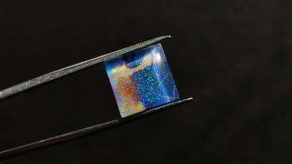 Monarch Opal Doublet Sterling Opal Cabochon