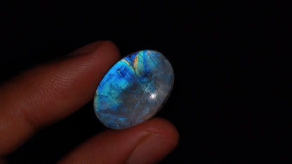 Rainbow Moonstone Cabochon