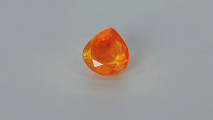 Faceted Mexican Fire Opal