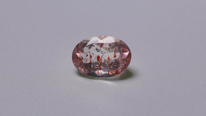 Faceted Lepidocrocite In Quartz