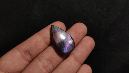 Purple Spectrolite Cabochon