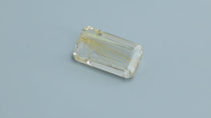Faceted Golden Rutilated Quartz