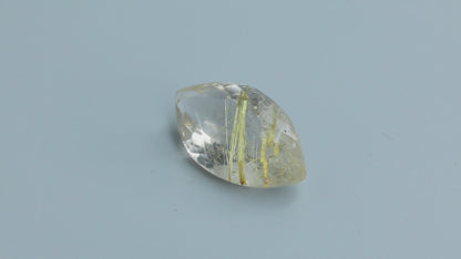 Faceted Golden Rutilated Quartz