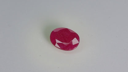 Faceted Natural Indian Ruby