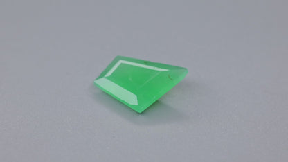 Gem Chrysoprase from Australia Faceted