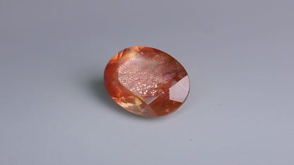 Deep Red Oregon Sunstone Faceted