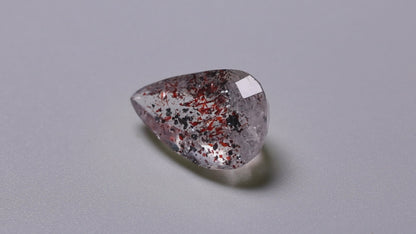 Faceted Lepidocrocite In Quartz