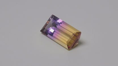 Faceted Ametrine AAA Perfect Bicolor