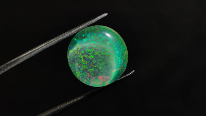 Monarch Opal Doublet Sterling Opal Cabochon