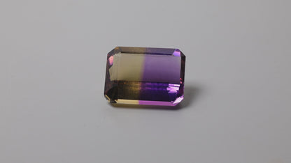 Rare Large Faceted Ametrine AAA Perfect Bicolor