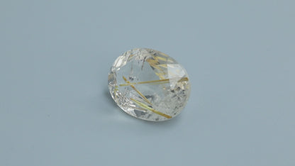 Faceted Golden Rutilated Quartz