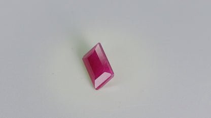Faceted Natural Indian Ruby