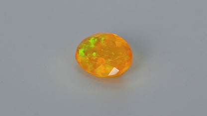 Faceted Mexican Fire Opal