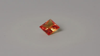 Faceted Orange Sapphire Small Multi Sapphire