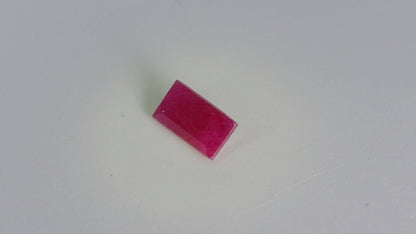Faceted Natural Indian Ruby