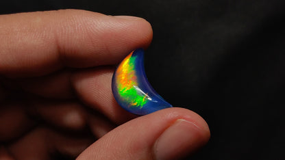 Aurora Opal Crescent Doublet