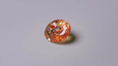 Faceted Tanzanian Sunstone