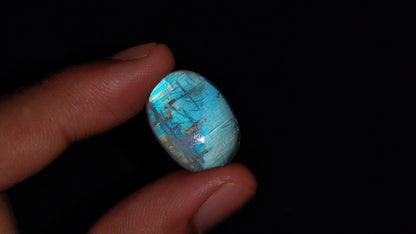 Rainbow Moonstone Cabochon