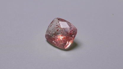 Faceted Lepidocrocite In Quartz