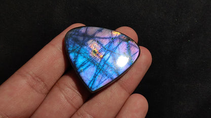Purple Spectrolite Cabochon