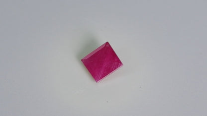 Faceted Natural Indian Ruby