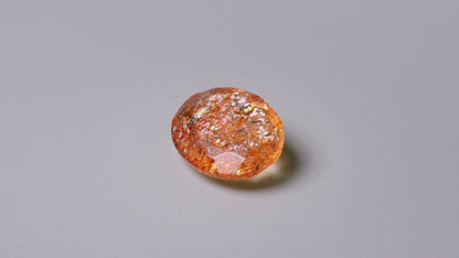 Faceted Tanzanian Sunstone