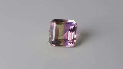 Faceted Ametrine AAA Perfect Bicolor