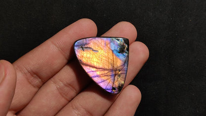 Purple Copper Spectrolite Cabochon