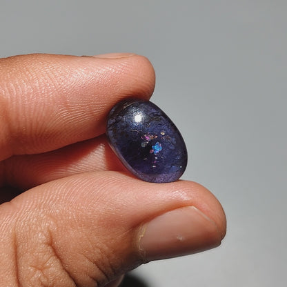 Bloodshot Iolite Sunstone Cabochon AAA