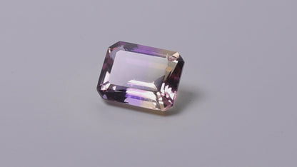 Faceted Ametrine AAA Perfect Bicolor