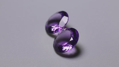 AAA Fine Amethysts Faceted Pair