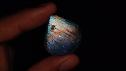 Rainbow Moonstone Cabochon