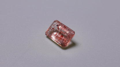 Faceted Lepidocrocite In Quartz