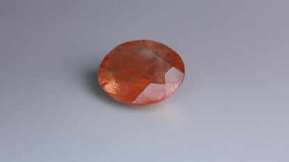 Deep Red Oregon Sunstone Faceted
