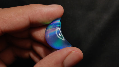 Aurora Opal Crescent Doublet