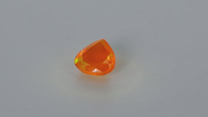 Faceted Mexican Fire Opal
