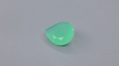 Gem Chrysoprase from Australia Faceted