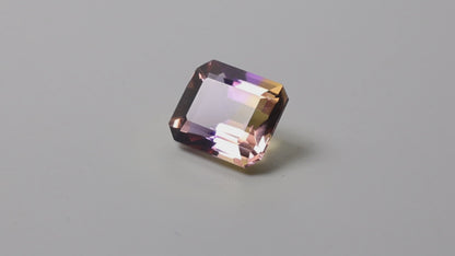 Faceted Ametrine AAA Perfect Bicolor