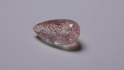 Faceted Lepidocrocite In Quartz