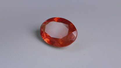Deep Red Oregon Sunstone Faceted