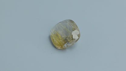 Faceted Golden Rutilated Quartz