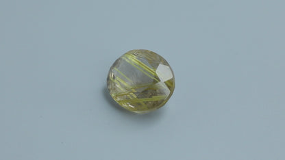 Faceted Golden Rutilated Quartz