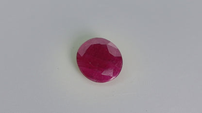 Faceted Natural Indian Ruby