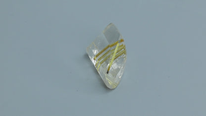 Faceted Golden Rutilated Quartz