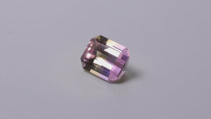 Faceted Ametrine AAA Perfect Bicolor
