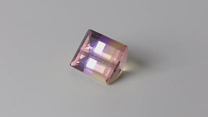 Faceted Ametrine AAA Perfect Bicolor