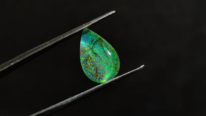 Monarch Opal Doublet Sterling Opal Cabochon