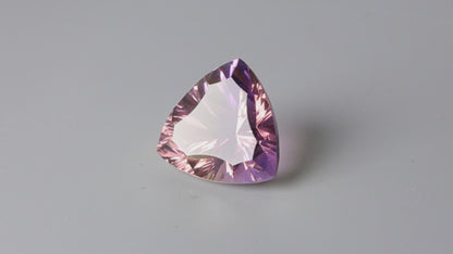 Faceted Ametrine AAA Perfect Bicolor Millenium Cut